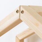 Etagère cabane POLLY - bois verni et blanc