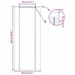 vidaXL Stores et Rideaux de fenêtre Autre Jaune Bambou