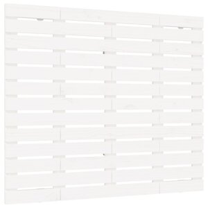 vidaXL Tête de lit murale Blanc 96x3x91 5 cm Bois massif de pin