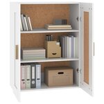 vidaXL Armoire murale blanc 69 5x32 5x90 cm bois d'ingénierie