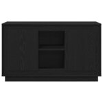 Buffet vidaXL Chêne Noir 102x35x60 cm En Bois d'Ingénierie