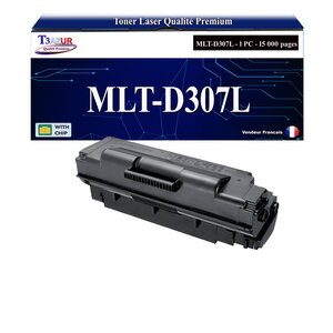 T3AZUR - Toner compatible avec Samsung MLT-D307L MLTD307L pour Samsung ML-4510 ML-4510ND ML-4512ND ML-5010 ML-5010ND ML-5012ND ML-5015 ML-5015ND ML-5017ND