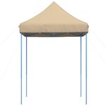 vidaXL Tente de fête 200 x 200 x 306 cm Beige Tissu Oxford