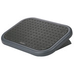 Q-connect repose-pieds - Réglable avec revêtement caoutchouc - 45x33x8.5cm - Noir
