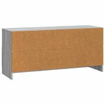 vidaXL Meuble TV Sonoma gris 102 x 34 5 x 47 cm Bois d'ingénierie