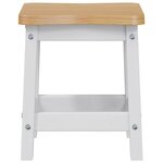 VidaXL Tabouret de bar EKAI 2 Pièces Blanc 40 x 29 x 45 5 cm