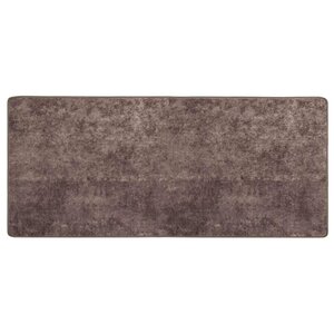 vidaXL Coureur de Tapis MARSA Gris 80 x 200 cm Polyester et PVC