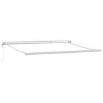 vidaXL Auvent Vert et jaune 500 x 300 x 165 cm Polyester et Aluminium