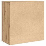 vidaXL Buffet chêne artisanal 79 x 38 x 80 cm Bois d'ingénierie