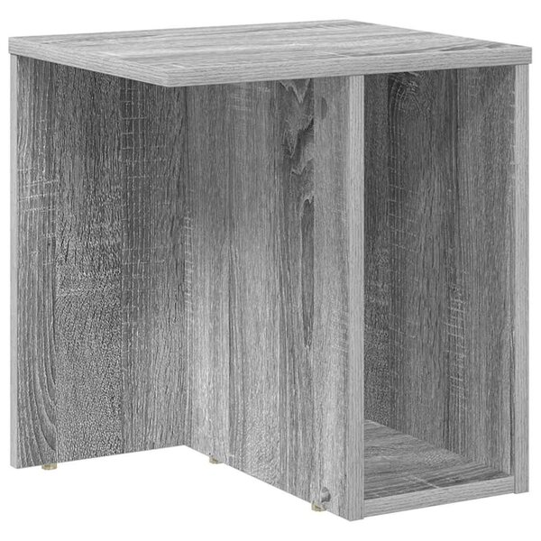 vidaXL Table d'appoint Gris Sonoma 37 x 32 x 40 cm Bois d'ingénierie