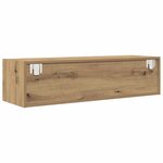 vidaXL Meubles TV 2 Pièces chêne artisanal 100x31x25 5 cm bois ingénierie