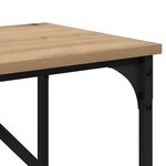 vidaXL Table console Chêne artisanal 100 x 32 x 75 cm