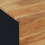 vidaXL Meuble TV 105x33x46 cm Bois d'acacia massif