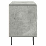 vidaXL Meuble TV Gris béton 99 x 34 5 x 50 cm Bois d'ingénierie
