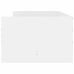 vidaXL Cadre de lit avec tiroirs sans matelas blanc 90x190 cm