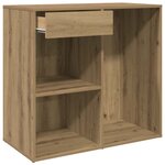 vidaXL Armoire cosmétique chêne artisanal 80x40x75cm Bois d'ingénierie