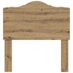 vidaXL Tête de lit Chêne artisanal 90 cm Bois d'ingénierie