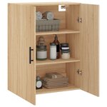vidaXL Armoire murale chêne sonoma 69 5x34x90 cm