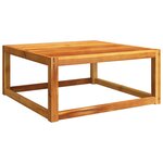 vidaXL Salon de jardin avec coussins 7 Pièces bois massif d'acacia