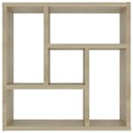 vidaXL Étagère murale Chêne sonoma 45 1x16x45 1 cm Bois d’ingénierie