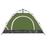 vidaXL Tente de camping 2 personnes vert libération rapide