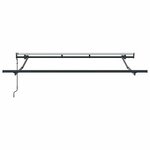 vidaXL Auvent Rétractable Noir 350 x 200 cm Polyester et Aluminium