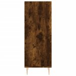 vidaXL Buffet chêne fumé 34 5x32 5x90 cm bois d'ingénierie