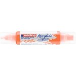Marqueur acryl 3d dble pointe 5400 Orange fluOrescent 2-3 mm  5-10 mm x 5 EDDING