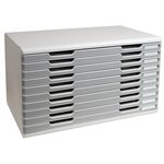 Module De Classement Modulo Office 10 Tiroirs A3 - Granit - Exacompta
