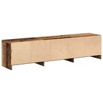 vidaXL Meuble TV Bois ancien 162 5 x 34 x 40 cm Bois d'ingénierie
