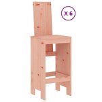 vidaXL Ensemble de bar de jardin 7 Pièces bois massif douglas