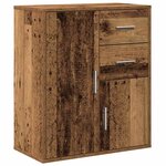 vidaXL Buffet Bois ancien 60 x 31 x 70 cm Bois d'ingénierie