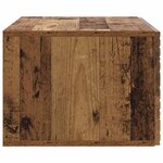 vidaXL Meuble TV mural 78 5 x 41 x 30 cm Bois ancien Bois d'ingénierie
