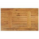 vidaXL Dessus de table 50x30x2 5 cm rectangulaire bois massif manguier