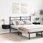 vidaXL Cabinet de chevet mural 2 Pièces Chêne noir 35 x 35 x 20 cm