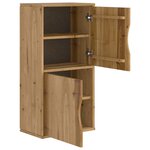 vidaXL Armoire latérale ODDA 40x24x79 cm bois massif pin