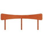 vidaXL Tête de lit cire marron 200 cm bois massif de pin
