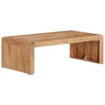vidaXL Table basse 110x55x35 cm bois massif d'acacia