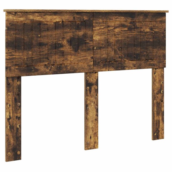 vidaXL Tête de lit Chêne fumé 120 cm Bois d'ingénierie