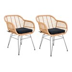 4 Fauteuils de jardin TRIESTE