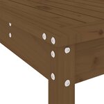 vidaXL Ensemble de bar de jardin 5 Pièces marron miel bois de pin massif