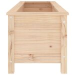 vidaXL Lit surélevé de jardin 119 5x40x39 cm bois de pin massif