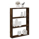vidaXL Étagère murale chêne fumé 43x9x60 cm bois d'ingénierie