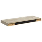 vidaXL Étagère flottante murale chêne 60x23 5x3 8 cm MDF