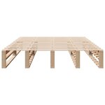 vidaXL Cadre de lit sans matelas 120x190 cm bois de pin massif