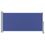 vidaXL Auvent latéral rétractable de patio 120x300 cm Bleu