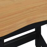 VidaXL Tabouret de bar EKAI 2 Pièces Noir 40 x 29 x 45 5 cm