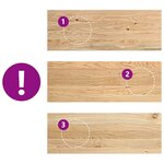vidaXL Marches d'escalier 16Pièces non traité 70x30x2cm bois chêne massif