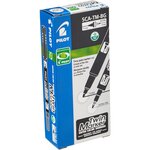Marqueur TWIN MARKER BEGREEN indélibile noire 2 pointes ogives fine et moyenne x 10 PILOT