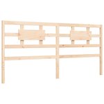 vidaXL Cadre de lit sans matelas 200x200 cm bois massif